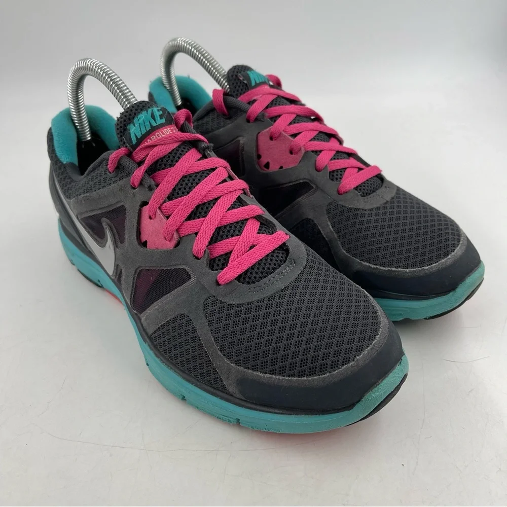 🥾 Nike Lunarglide 3 Grey Pink Running Shoes - Size 7.5 Women’s